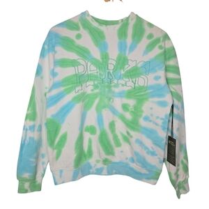 Parks Project Womens Tie Dye Embroidered Logo Crewneck Sweatshirt Size XS